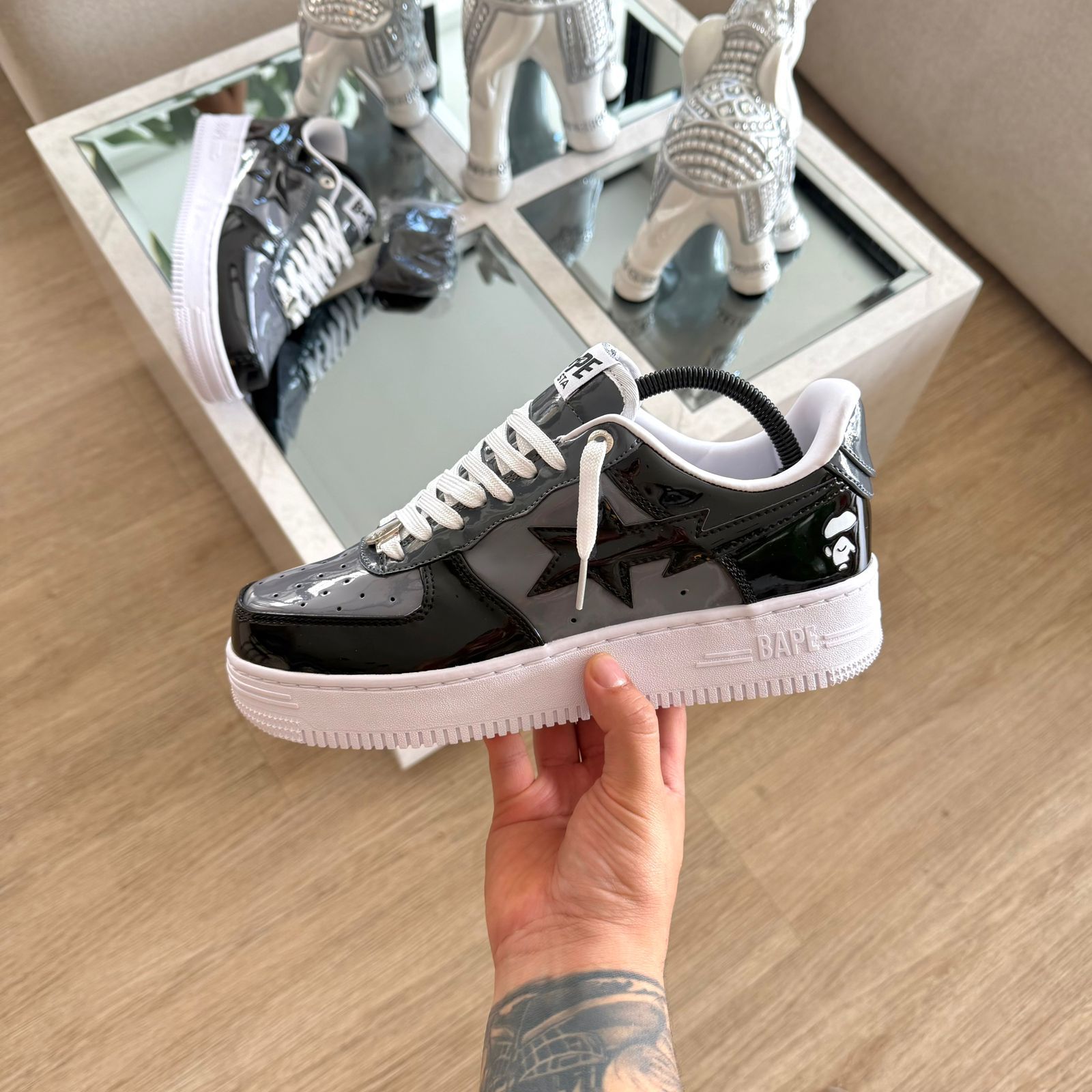 Bape Sta Black Patent — GZ STORE