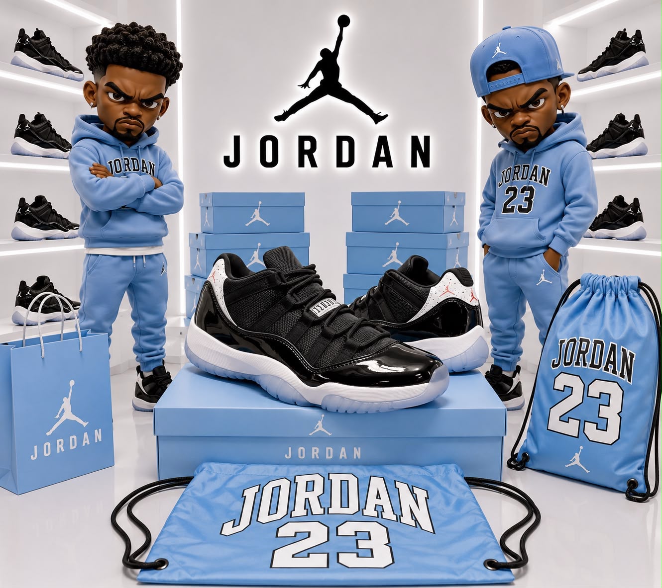 Air Jordan 11 Retro 'Black/White' — GZ STORE
