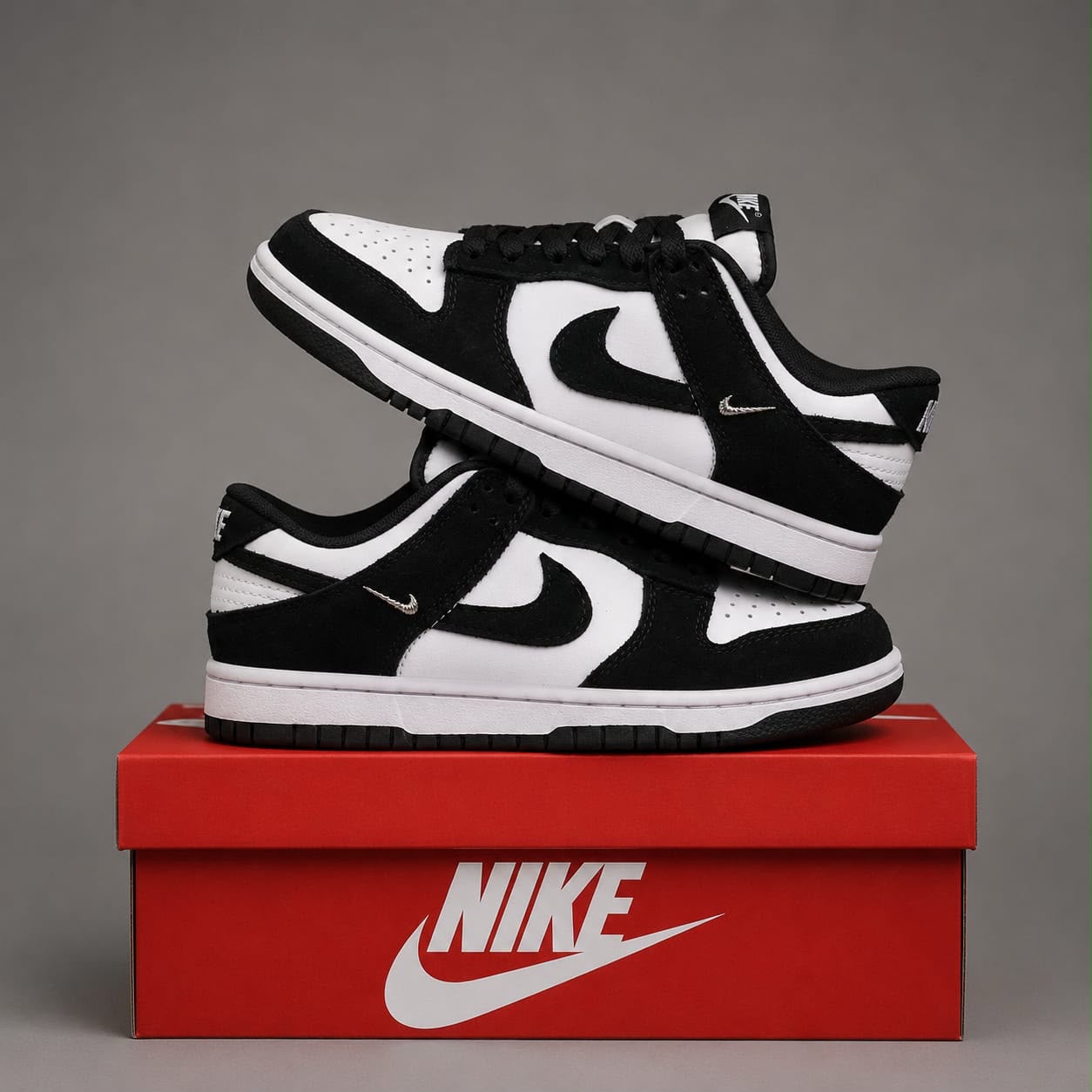 Dunk Low Black White Panda Suede — GZ STORE