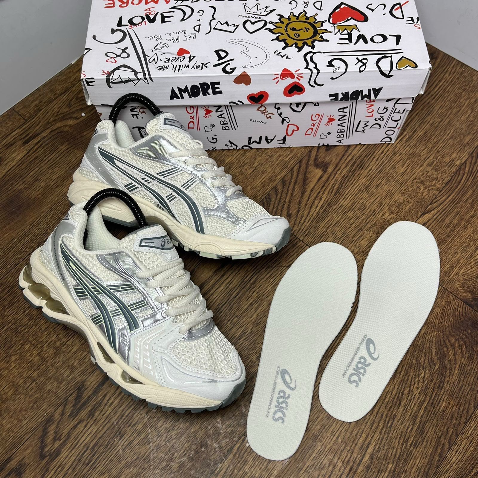 GEL-Kayano 14 Cream Pure Silver — GZ STORE