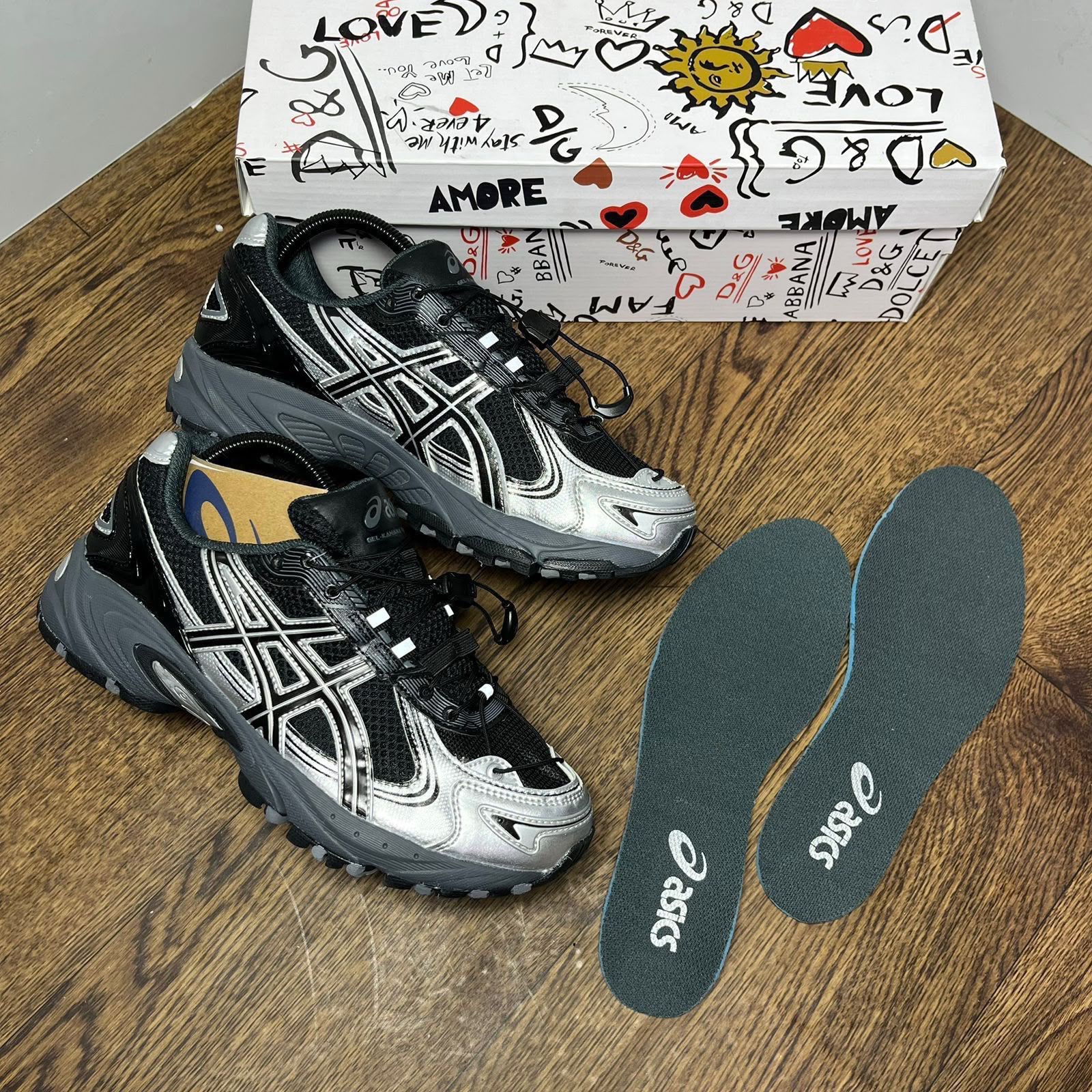 Gel-Kayano 14 Negro Plateado — GZ STORE