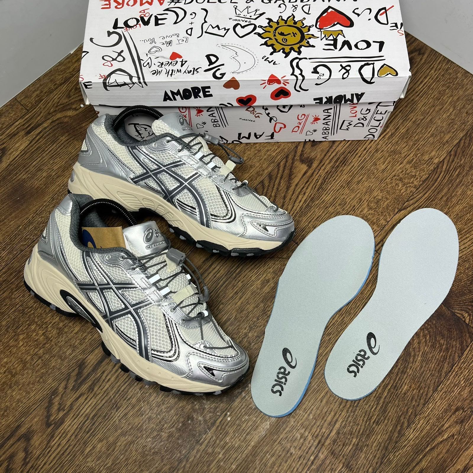 GEL-NYC Cream/Silver — GZ STORE