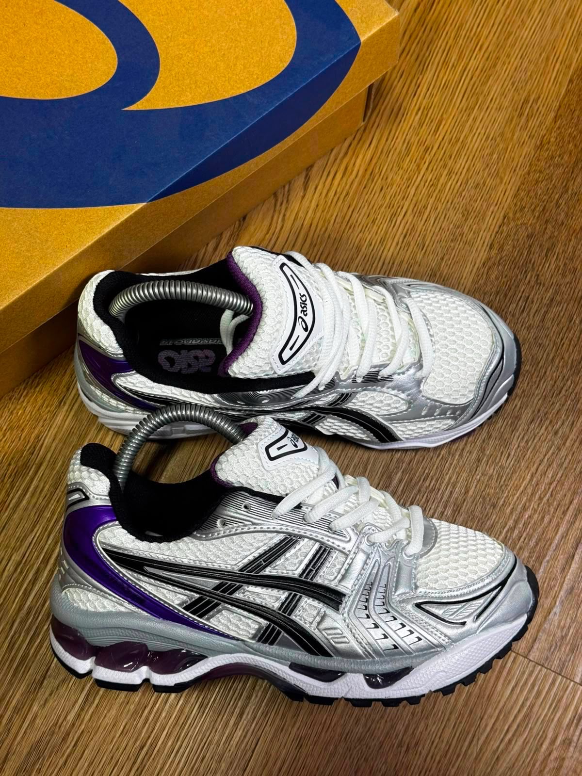 GEL-Kayano 14 White Midnight Purple — GZ STORE