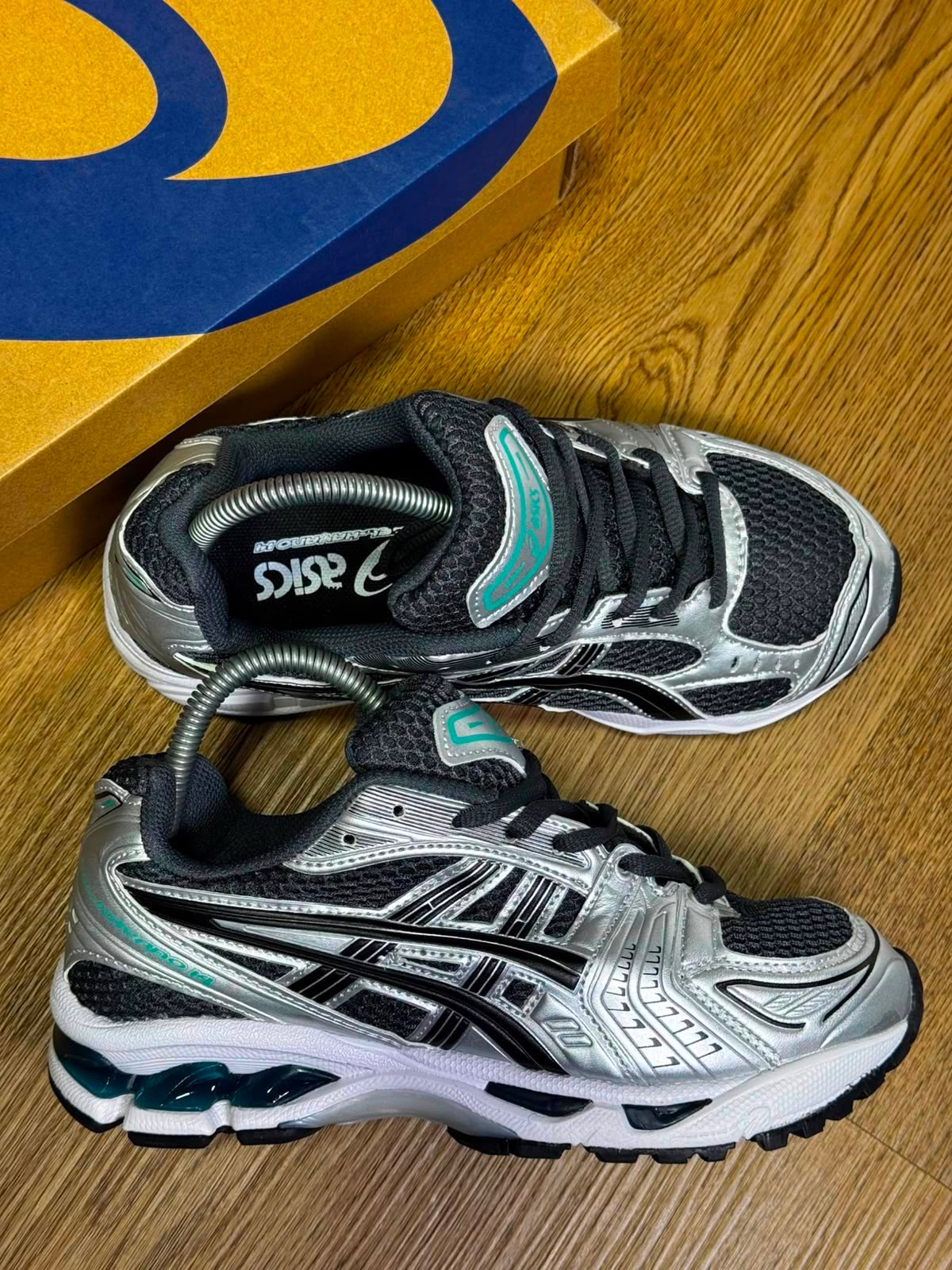 Asics GEL-Kayano 10 'Black Silver Green' — GZ STORE