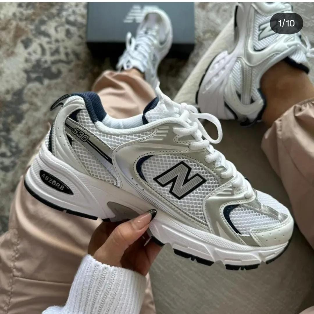 New Balance 530 White Silver Navy — GZ STORE