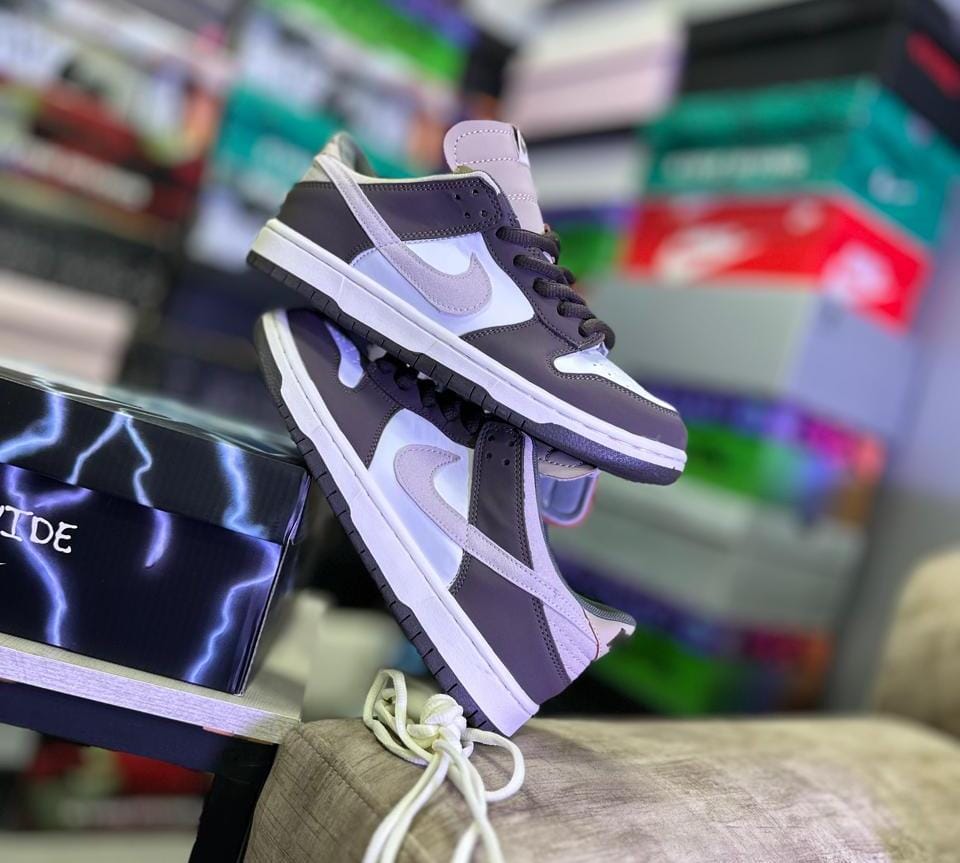 Dunk Low Marrón Blanco Gris — GZ STORE