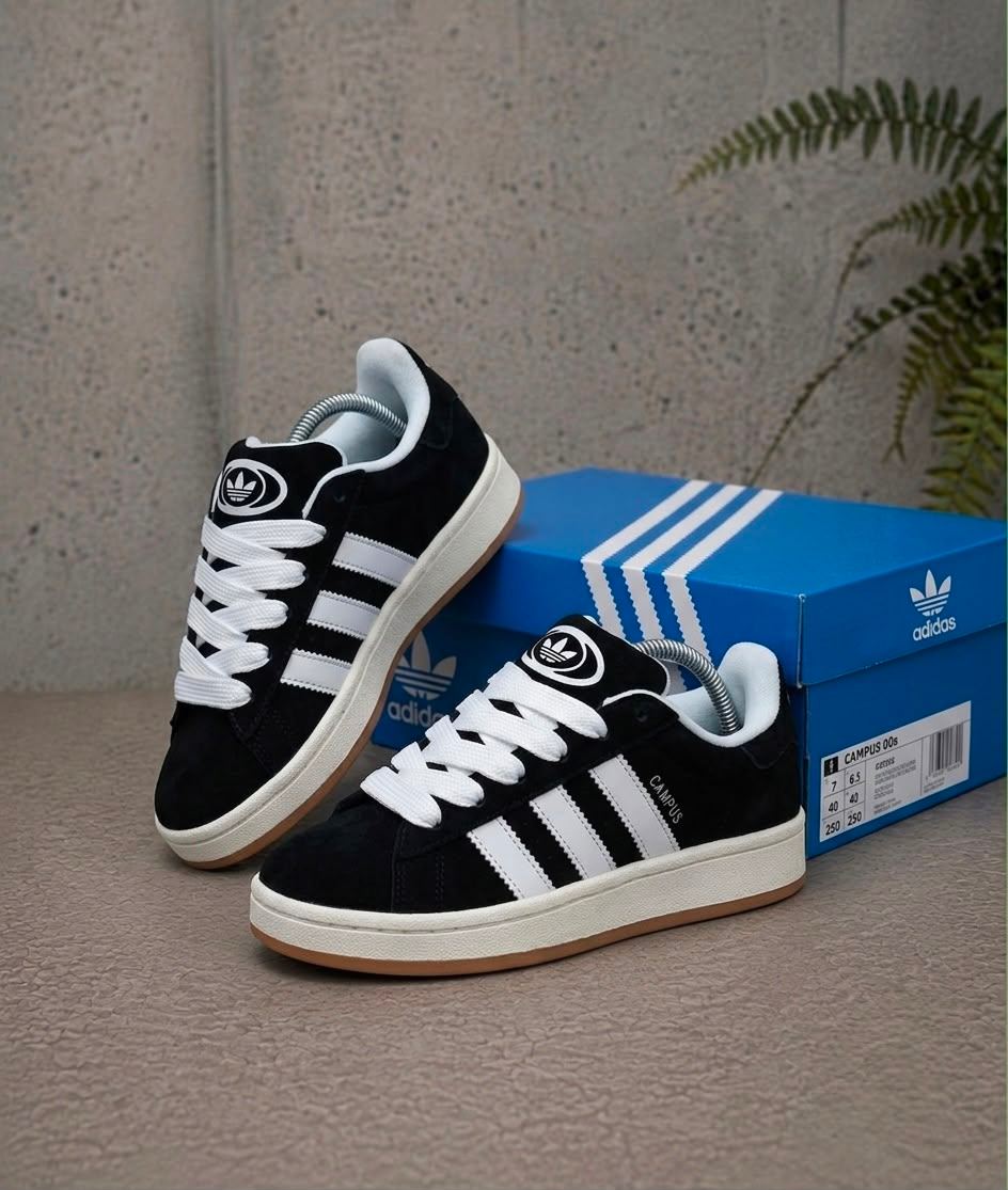 Campus 00s Negro Blanco — GZ STORE